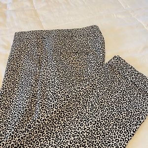 Anne Klein cheetah ankle pants